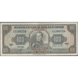 Ecuador 100 Sucres 1 Feb 1980 UV P112?