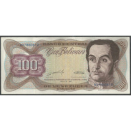 Venezuela 100 Bolivares 31 May 1990 N 8 Dig P66c