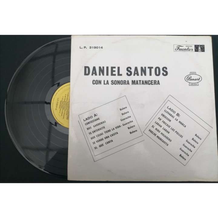 Daniel Santos Con La Sonora Matancera Vol.1 - Colombia reverso