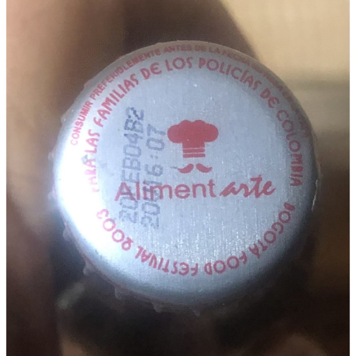 Botella 192 Ml Coca-Cola Alimentarte - Colombia 2003 reverso