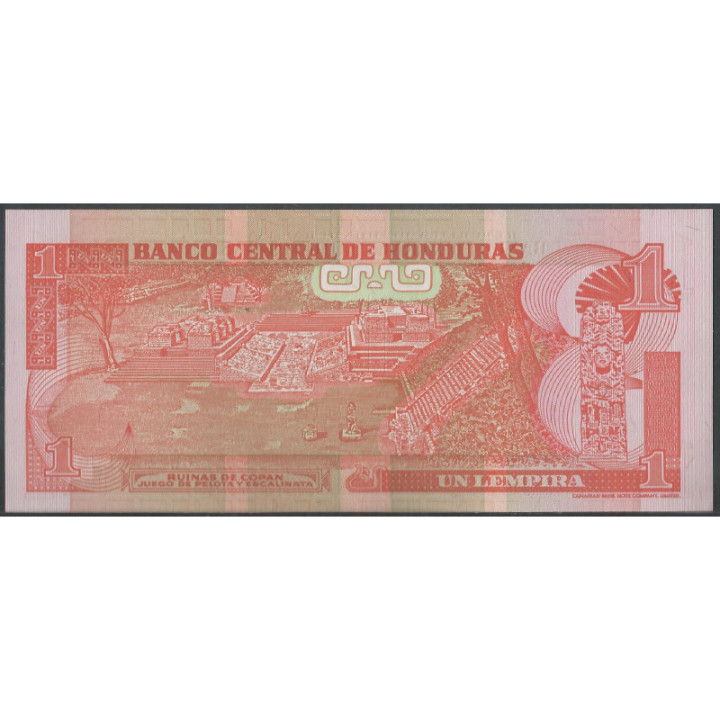 Honduras 1 Lempira 23 Ene 2003 P84c reverso