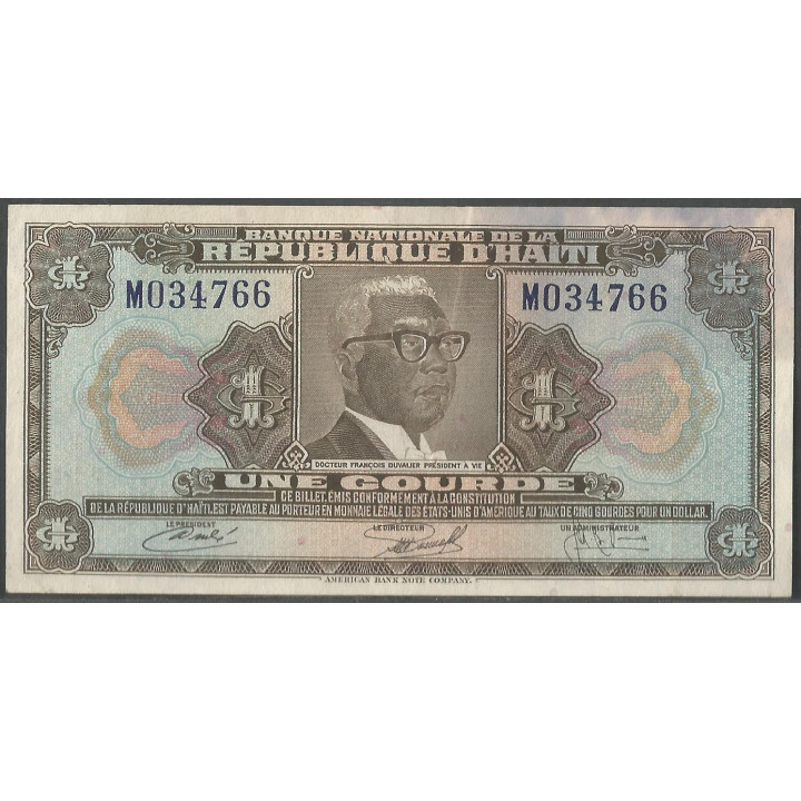 Haiti 1 Gourde L1973 P210 (2-1)