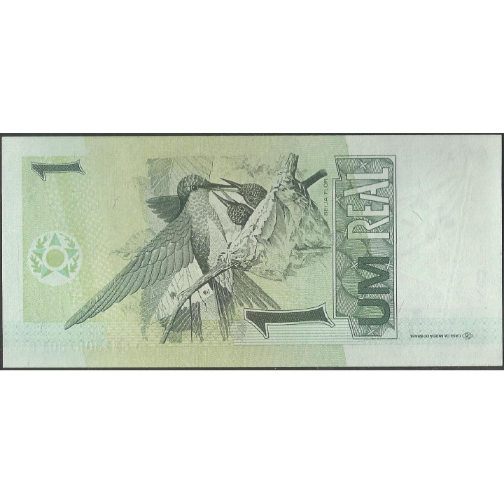 Brasil 1 Real ND1997- P243Ae reverso