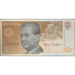 Estonia 5 Krooni 1991 P71a