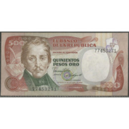 Billete de 500 Pesos 12 Oct 1985 BGW396