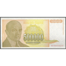 Yugoeslavia 500.000 Dinara 1994 P143a
