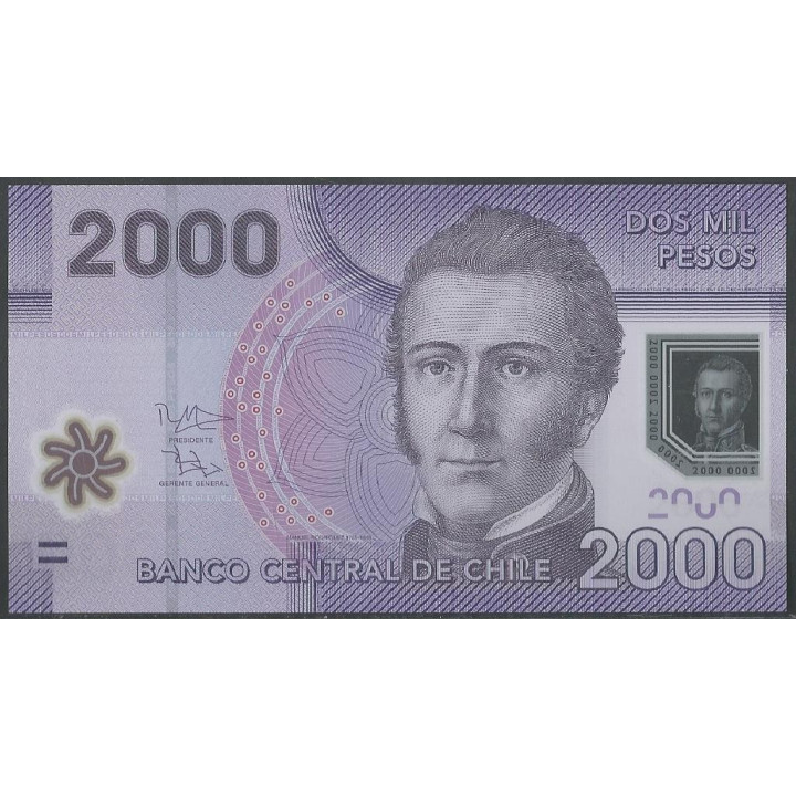 Chile 2.000 Pesos 2016 P162f