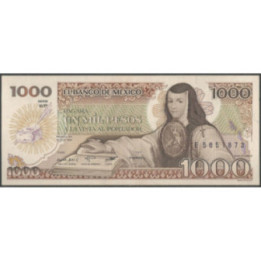 Mexico 1.000 Pesos 30 Oct 1984 Serie WP P81