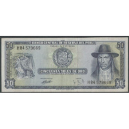 Peru 50 Soles 16 Oct 1970 P101b