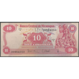 Nicaragua 10 Cordobas D1979 P134
