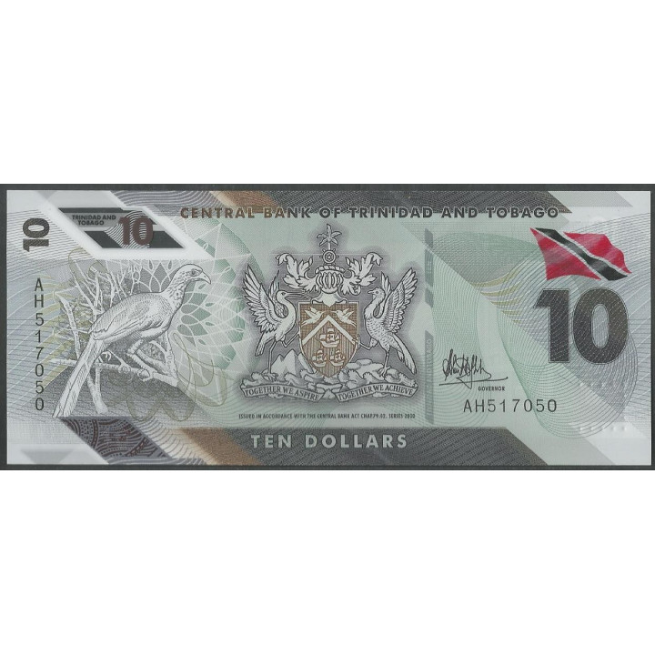 Trinidad y Tobago 10 Dollars 2020 P62