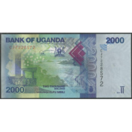 Uganda 2.000 Shillings 2019 P50e