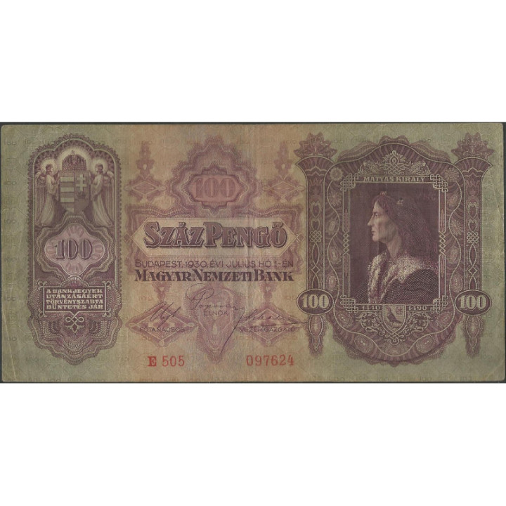 Hungria 100 Pengo 1 Jul 1930 P98