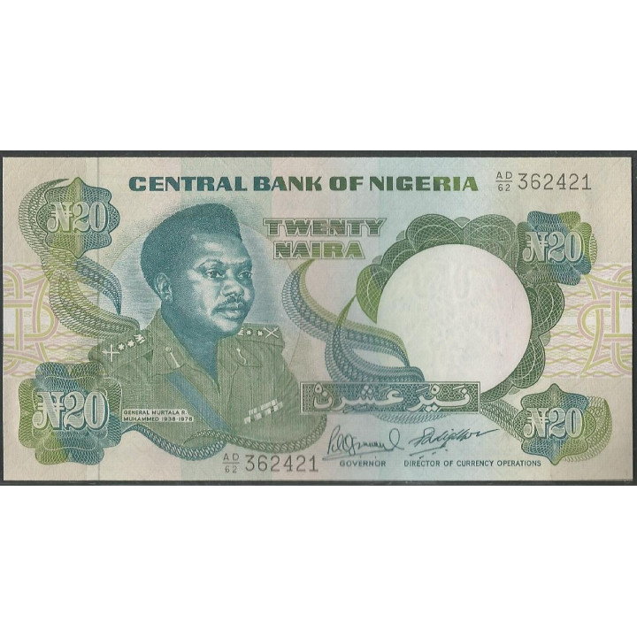 Nigeria 20 Naira ND1984-2000 Firma 10 P26f