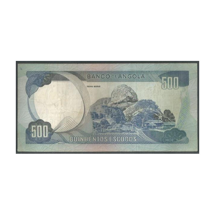 Angola 500 Escudos, 24 Nov 1972 P102