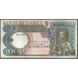 Angola 1.000 Escudos, 10 Jun 1973 P108