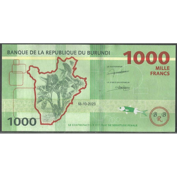 Burundi, 1.000 Francs 18 Oct 2023 P51c