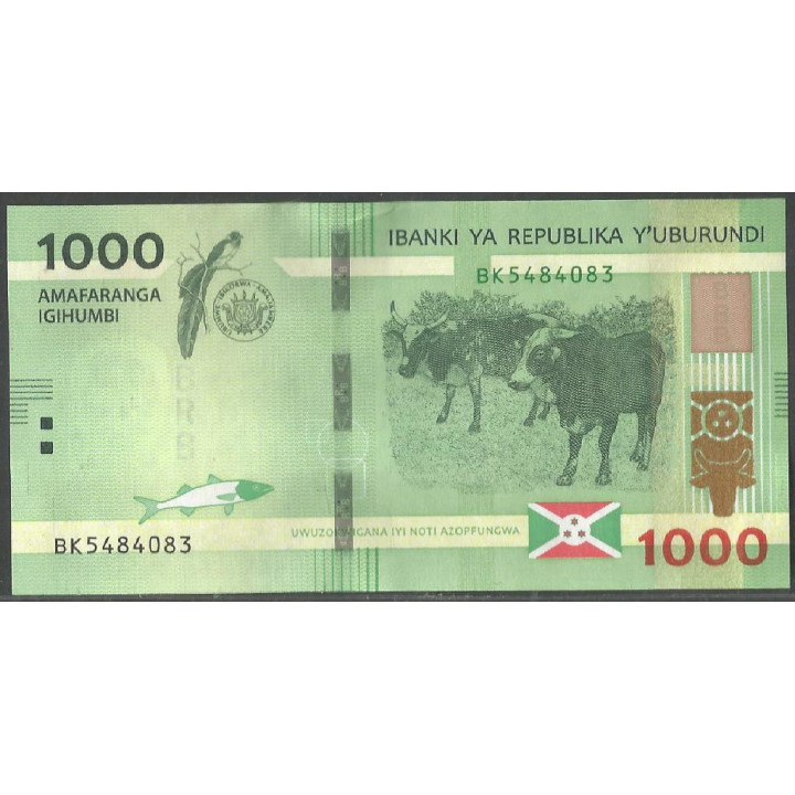 Burundi, 1.000 Francs 18 Oct 2023 P51c