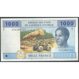 Congo, 1.000 Francs 2002 P107Ta