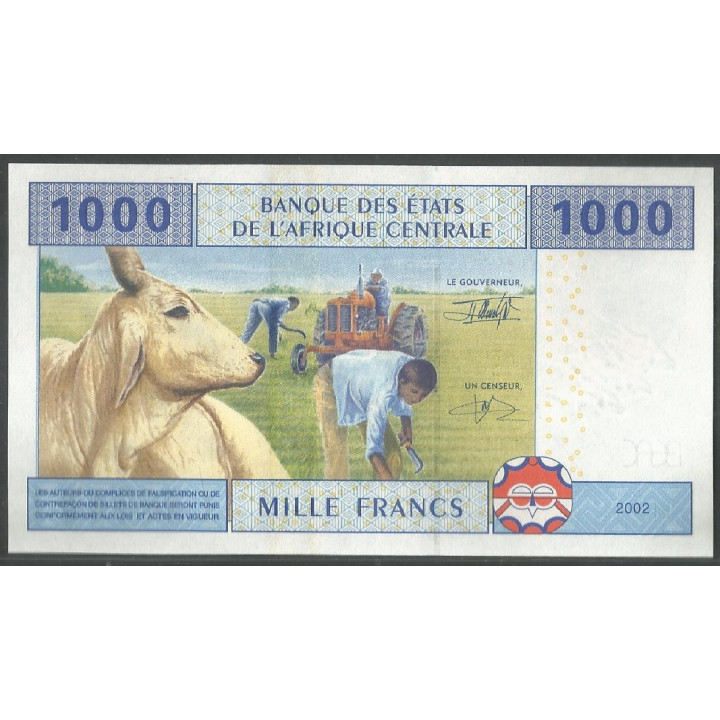 Congo, 1.000 Francs 2002 P107Ta