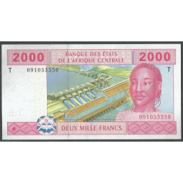 Congo, 2.000 Francs 2002 P108Ta