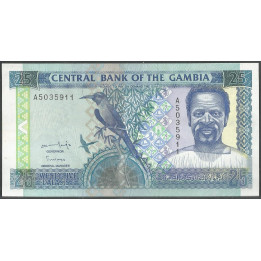 Gambia 25 Dalasis ND1996 P18a