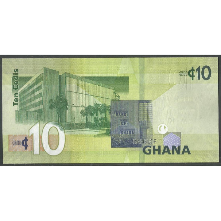Ghana 10 Cedis 4 Mar 2019 P47