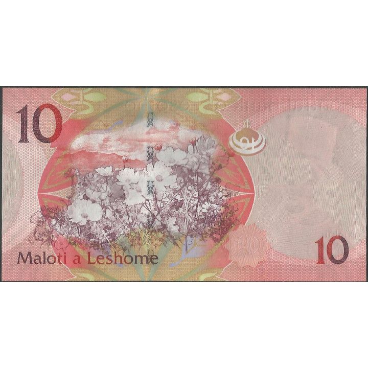 Lesotho, 10 Maloti 2010 P21a