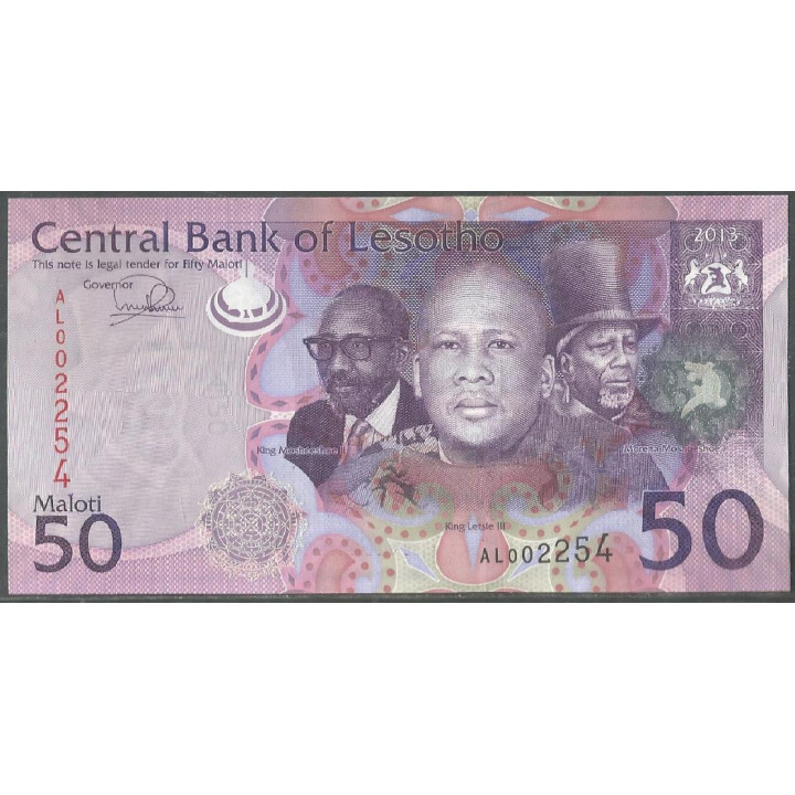 Lesotho, 50 Maloti 2013 P23b