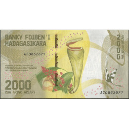 Madagascar, 2.000 Ariary ND2017 P101