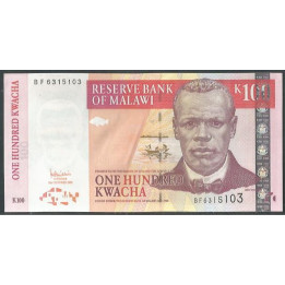 Malawi, 100 Kwacha 31 Oct 2005 P54a