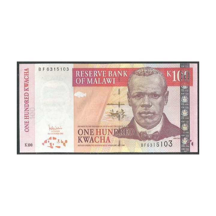 Malawi, 100 Kwacha 31 Oct 2005 P54a