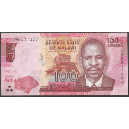 Malawi, 100 Kwacha 1 Ene 2024 P65f