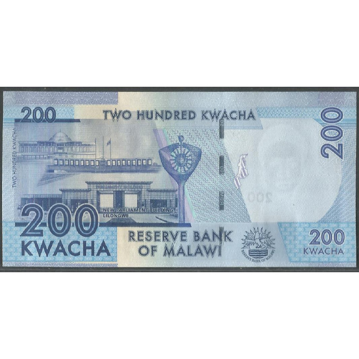Malawi, 200 Kwacha 1 Ene 2024 P65Ag