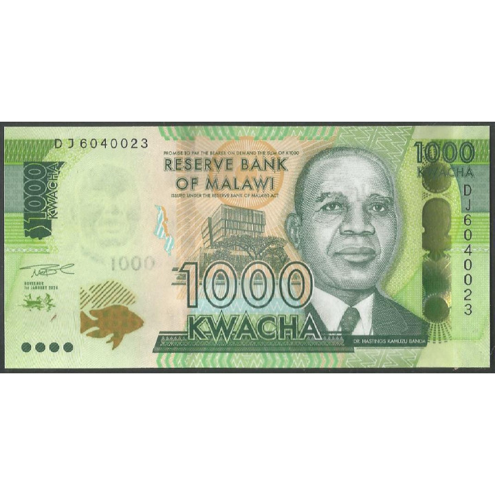 Malawi, 1.000 Kwacha 1 Ene 2024 P67g