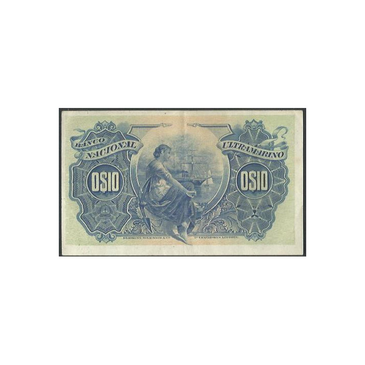 Mozambique, 10 Centavos 5 Nov 1914 P56