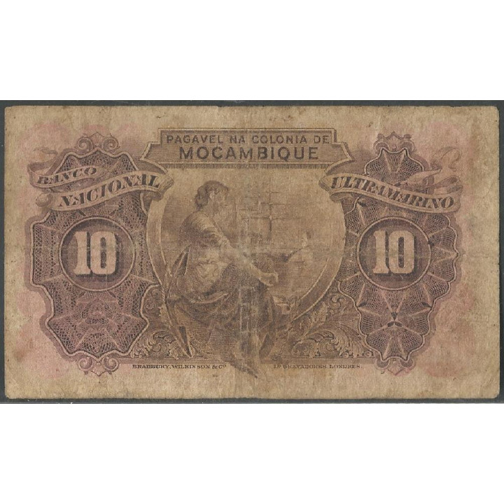 Mozambique, 10 Escudos 29 Nov 1945 P95