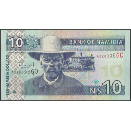 Namibia, 10 Dollars nd1996 P4b