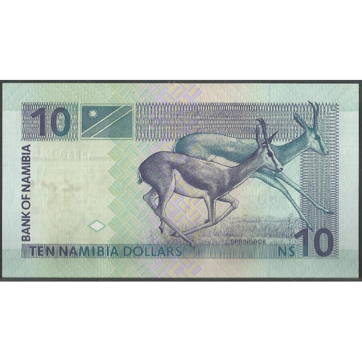 Namibia, 10 Dollars nd1996 P4b