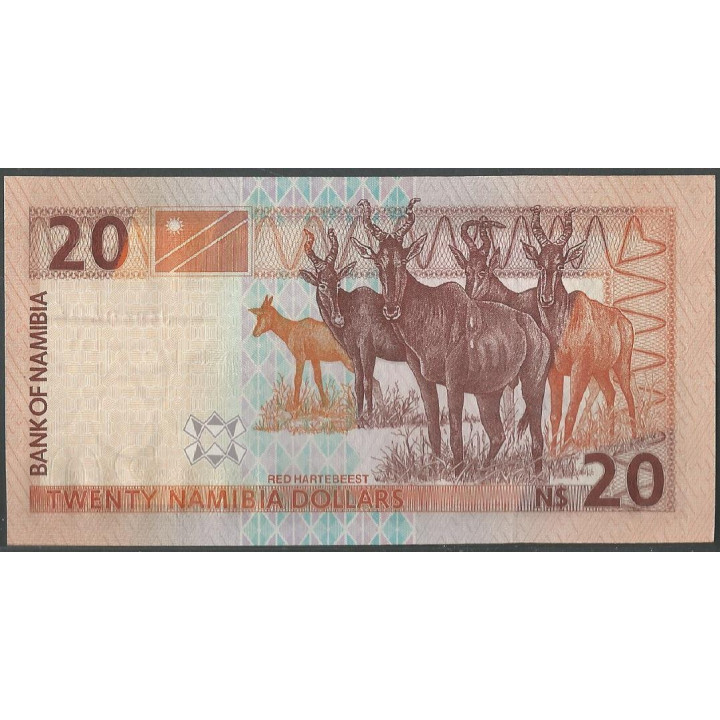 Namibia, 20 Dollars nd2002 P6b
