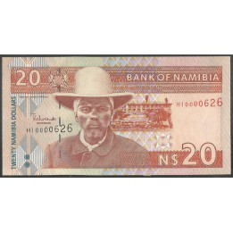 Namibia, 20 Dollars nd2002 P6a