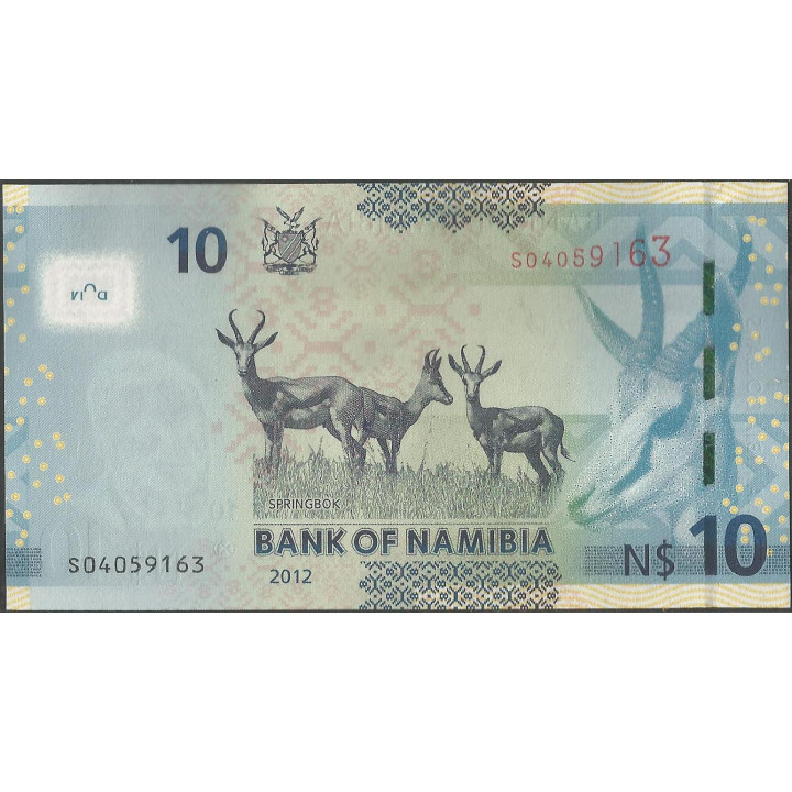 Namibia, 10 Dollars 2012 P11a
