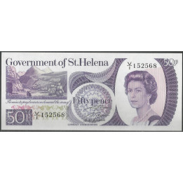 Santa Helena 50 Pence P5a