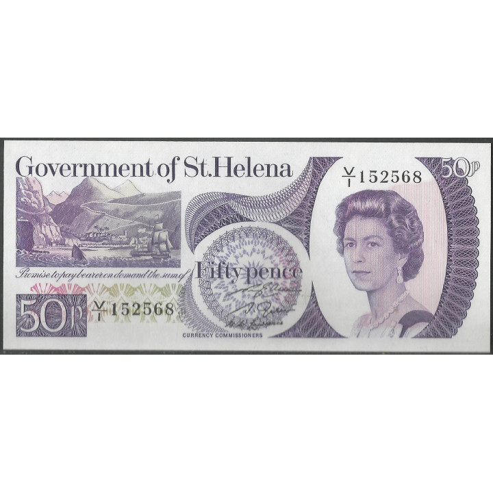 Santa Helena 50 Pence P5a