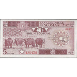 Somalia5 Shillings 1987 P31c
