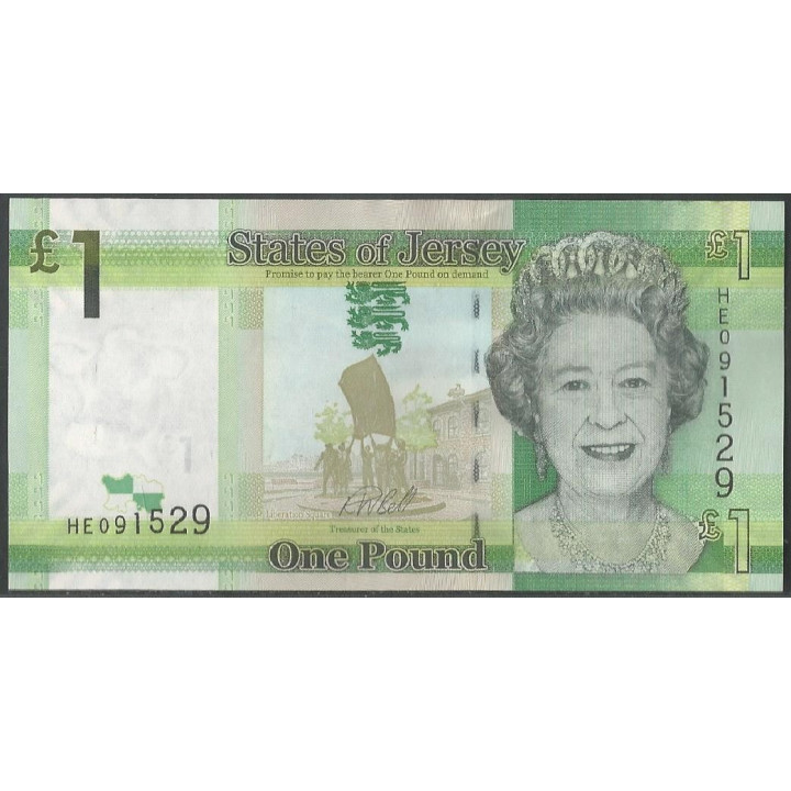 Jersey 1 Pound ND2010 P32b