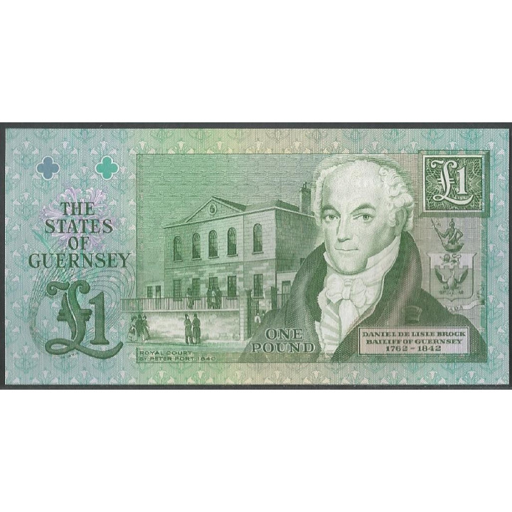 Guernsey 1 Pound ND2018 P52d reverso