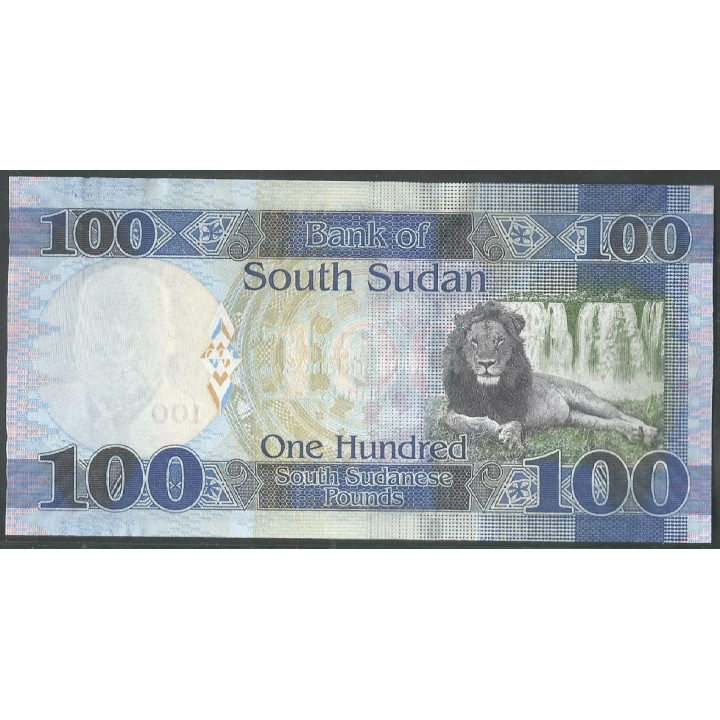 Sudan del Sur, 100 Pounds 2017 P15c