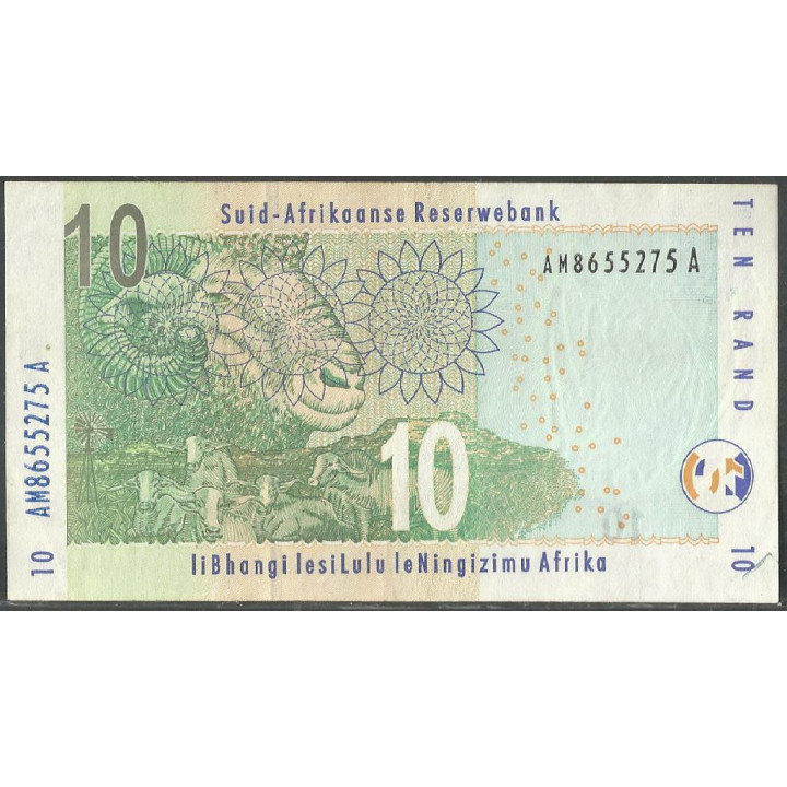 Sur Africa, 10 Rand ND2005 P128a