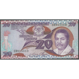 Tanzania, 20 Shillings ND1986 P15